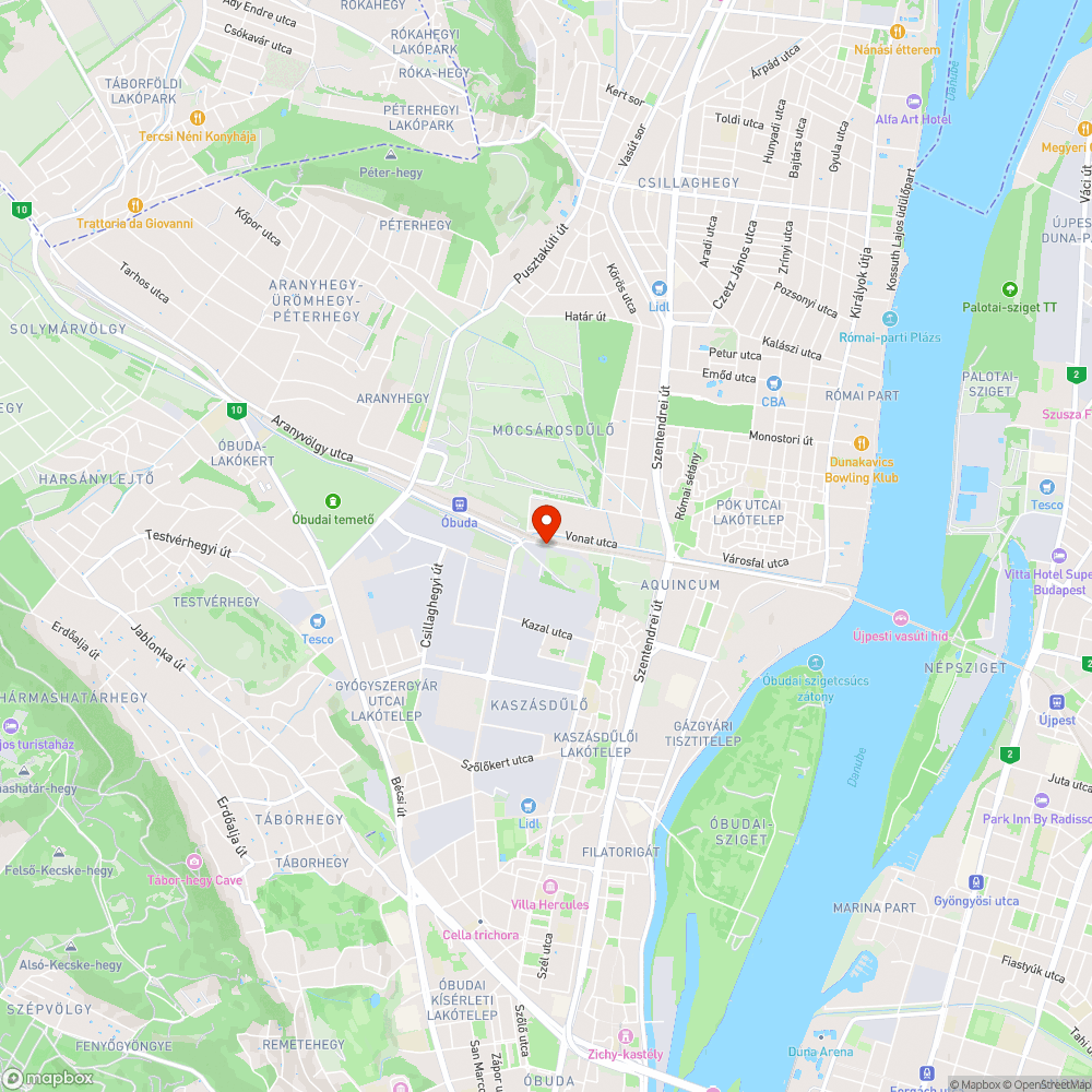 Használhatatlan úttest bejelentés helye