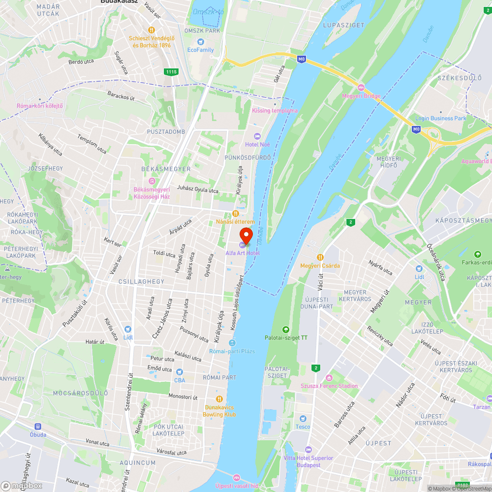 Kátyú bejelentés helye