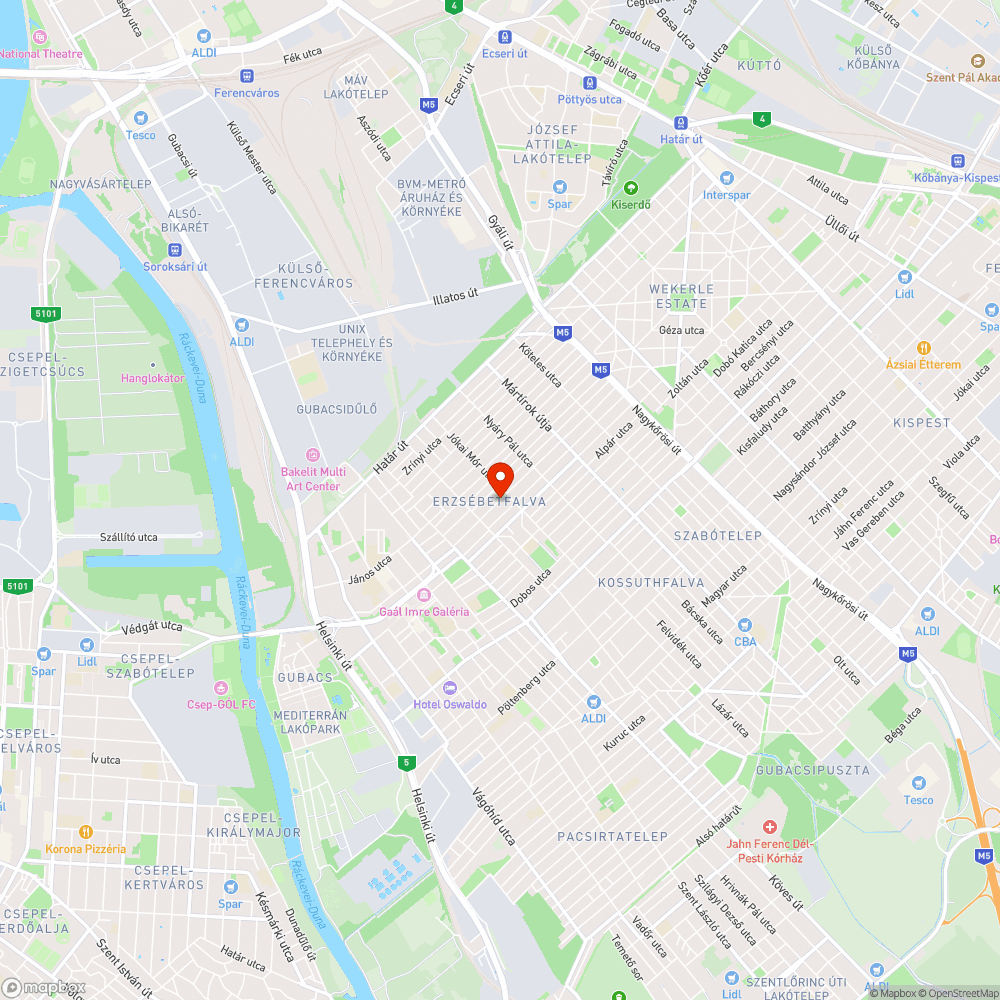 Kátyús útszakasz bejelentés helye