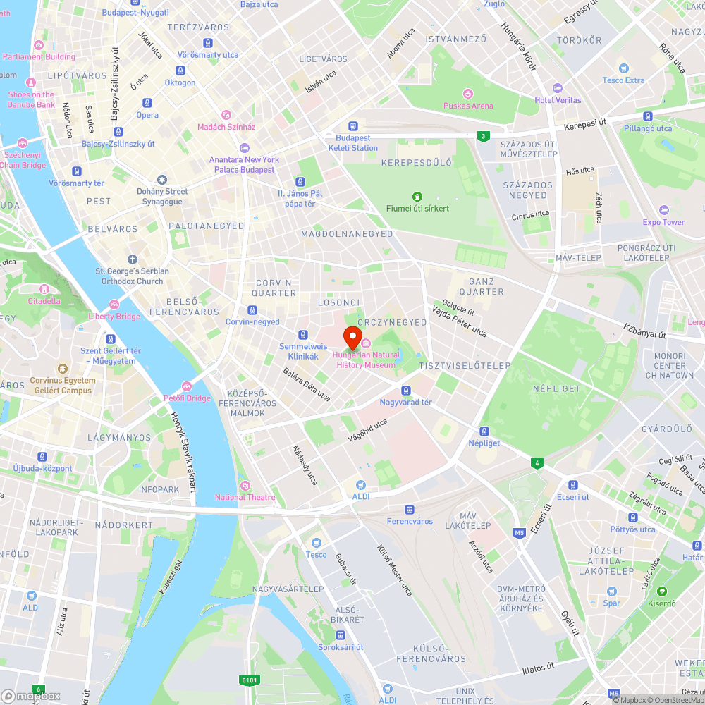 Zöld területen (parkban) való parkolás bejelentés helye