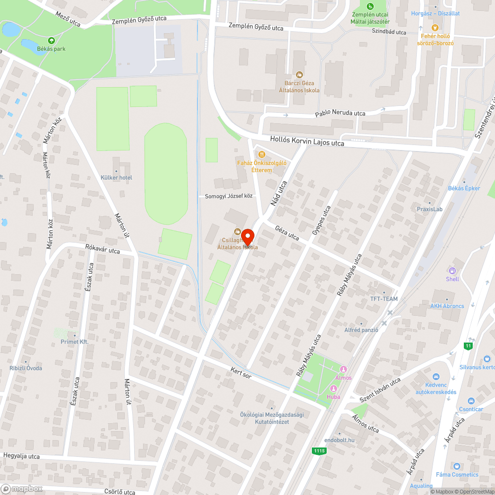 Csillaghegy, Dózsa György u. - teherautóforgalom bejelentés helye