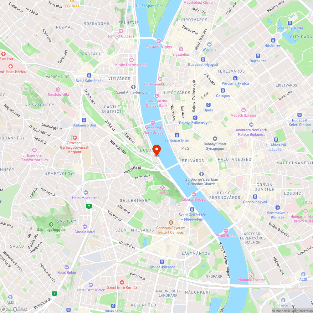 Kevés szemetes a rakparton bejelentés helye