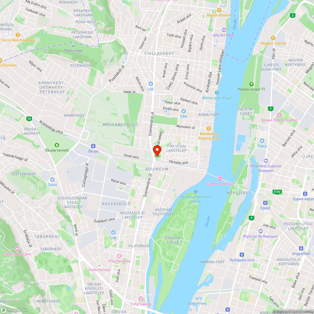 Félbehagyott parkrendezés bejelentés helye