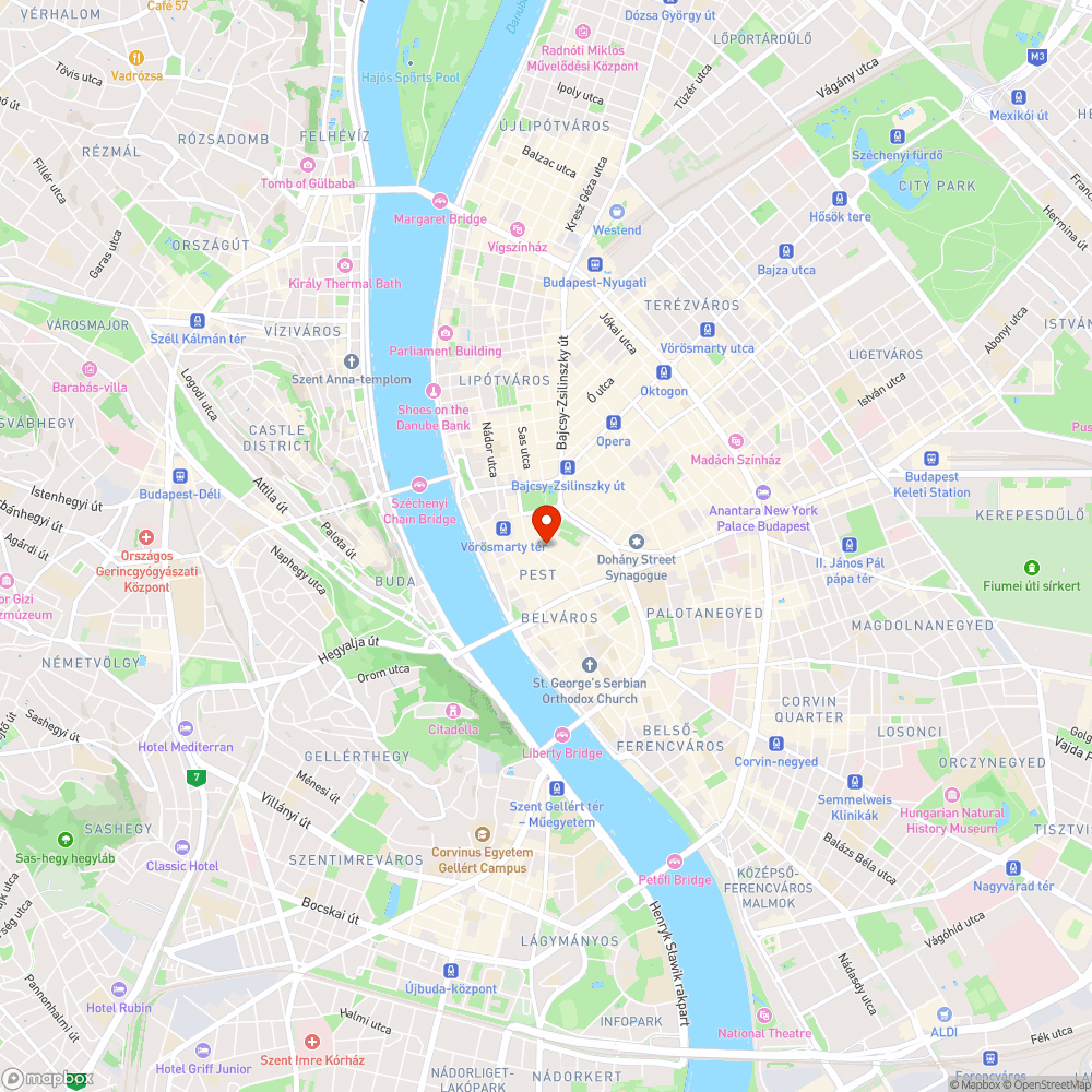 Undorító virágosláda a Belvárosban bejelentés helye