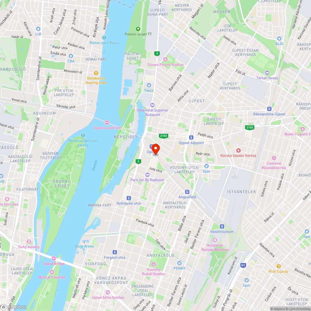 Átrendezett tábla bejelentés helye