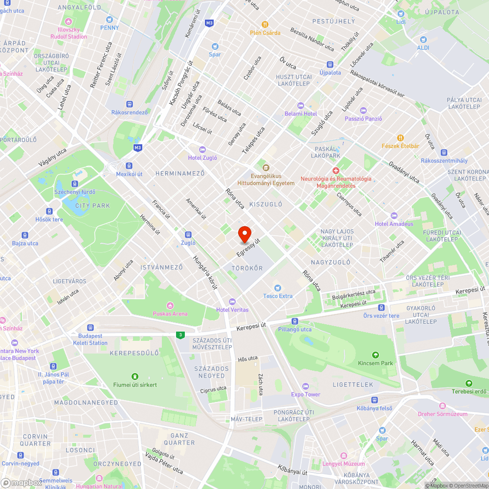 Óriás kráterek a Handzsár utcában bejelentés helye