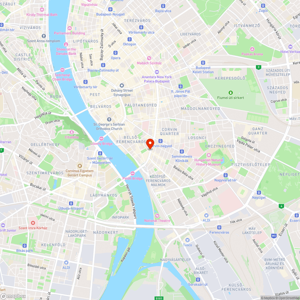 Beszakadt közműfedél bejelentés helye