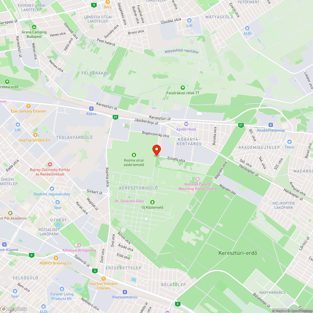 Illegális szemétlerakó bejelentés helye