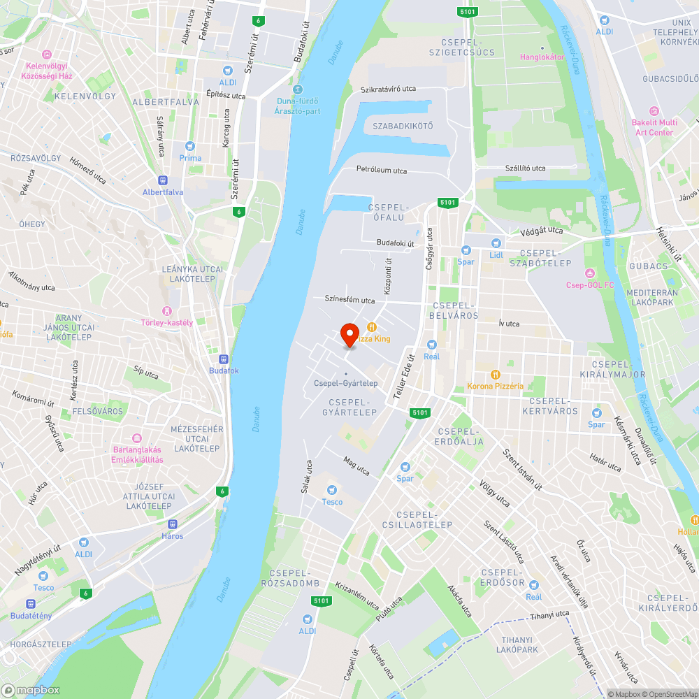 Tó az úton bejelentés helye