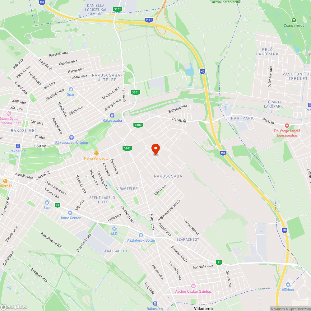 kopó burkolat, gödrök bejelentés helye