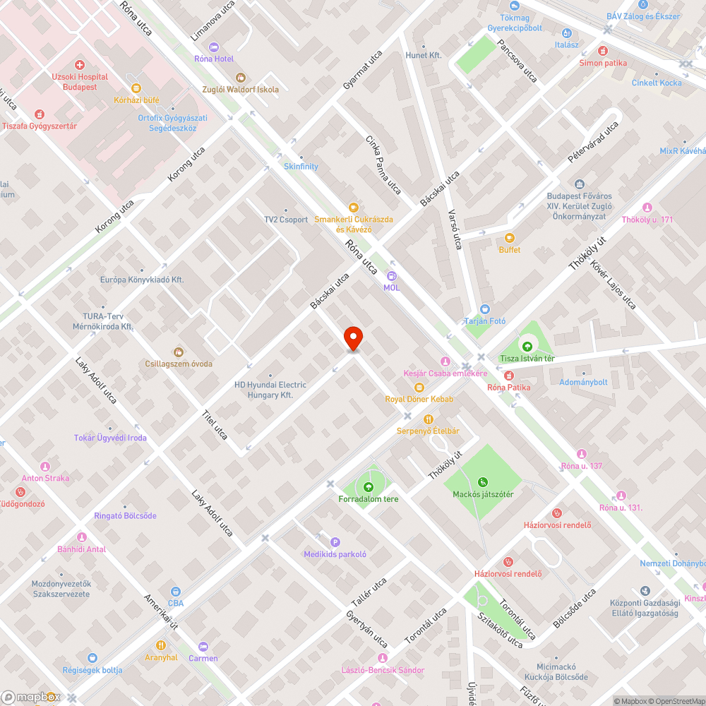 Parkolás és kátyú bejelentés helye