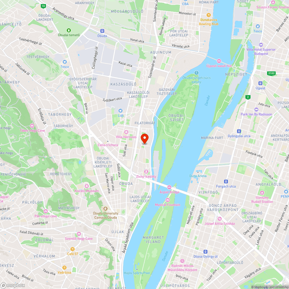 Kátyúk a Folyamőr utcában bejelentés helye