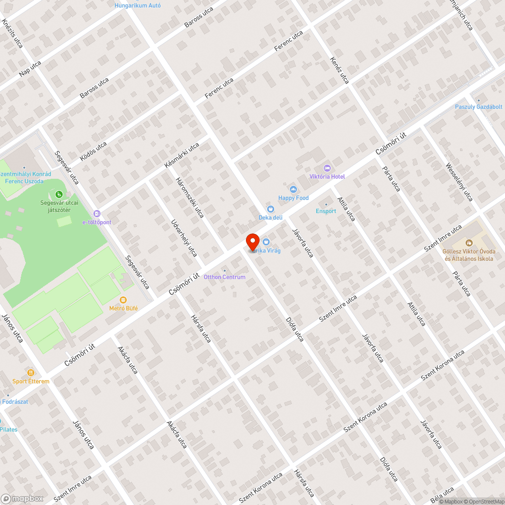 parkolás bejelentés helye