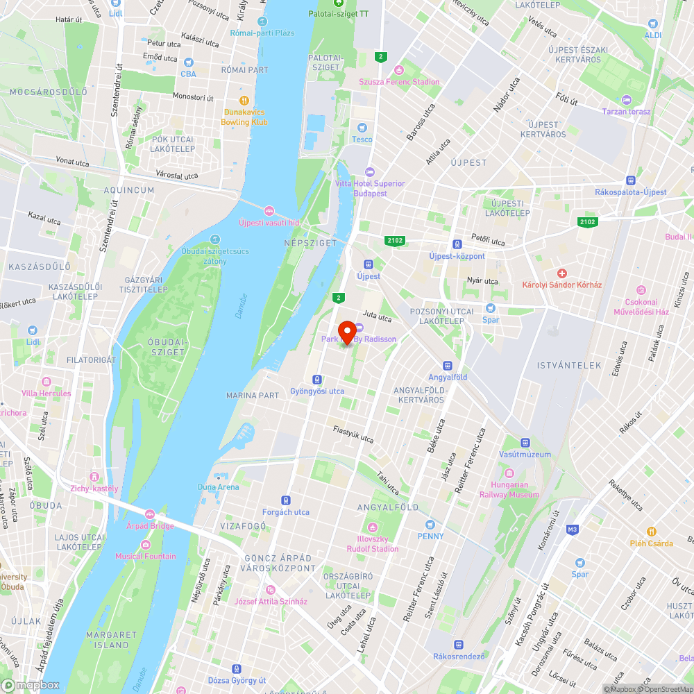 Elhanyagolt járda bejelentés helye