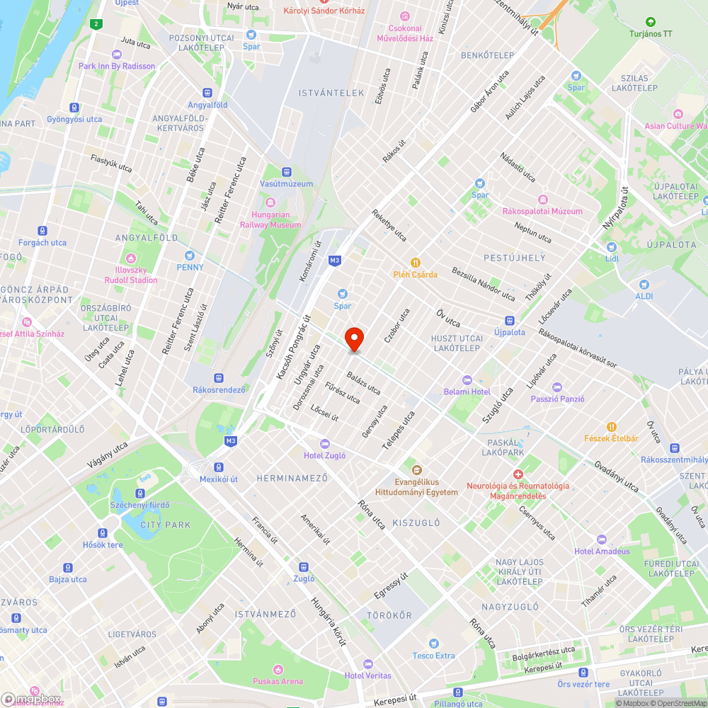 Babakocsi ellenes megálló bejelentés helye