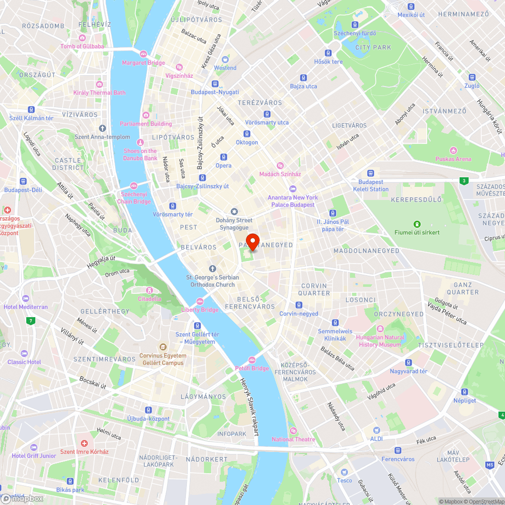 Pollack Mihály tér - firkák bejelentés helye