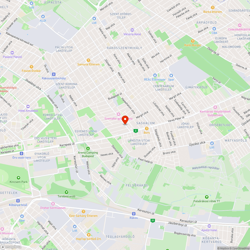 Egyéb bejelentés helye