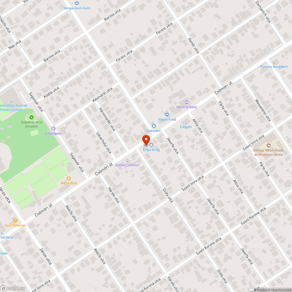 Bordó furgon bejelentés helye