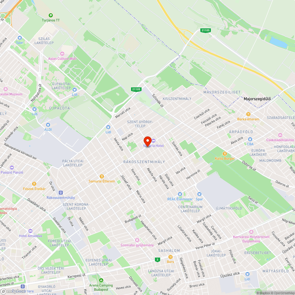 Szemét az utcán bejelentés helye