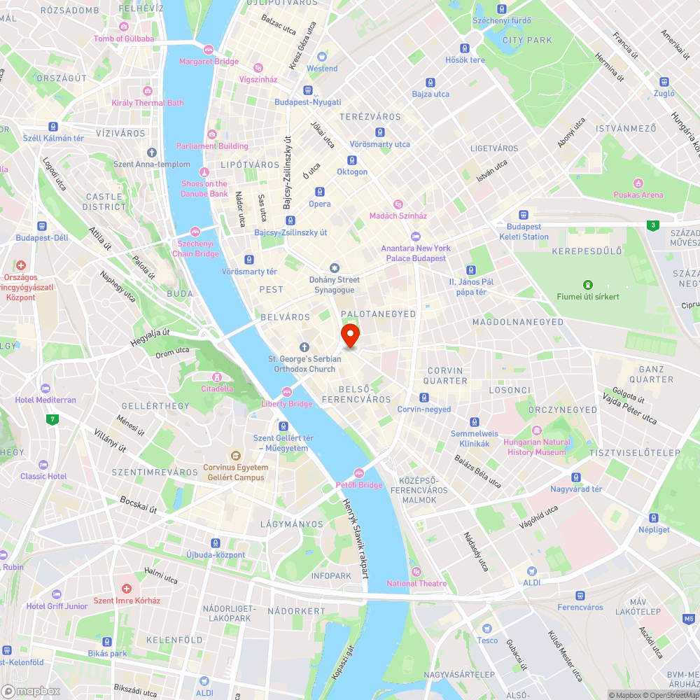 Eltűnt szeméttároló bejelentés helye