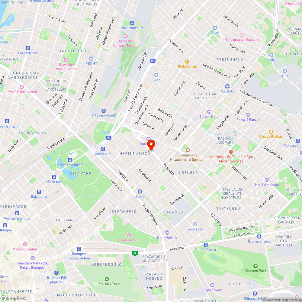 Korong utca Róna utca sarok az Uzsoki kórháznál bejelentés helye