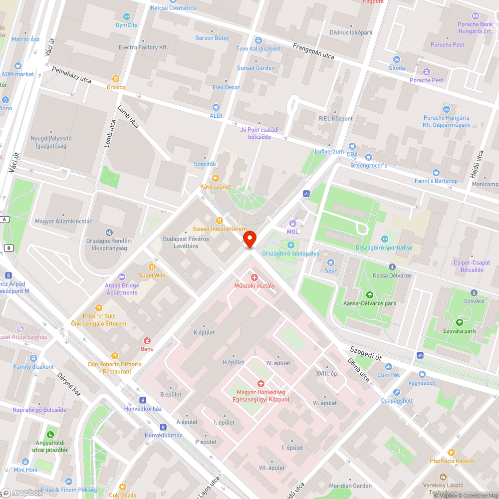 Parkolóhelyek felfestése bejelentés helye