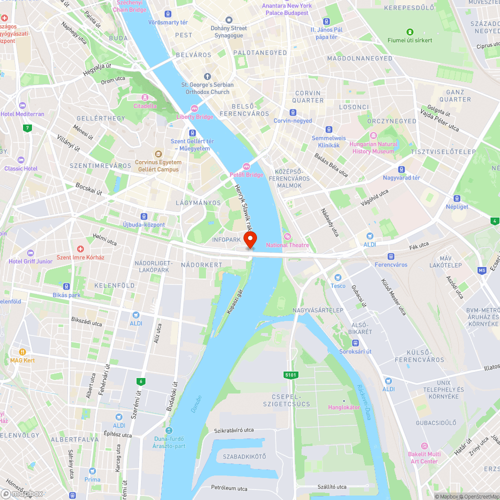 A Budai rakpart egy buszmegállóban végződik bejelentés helye