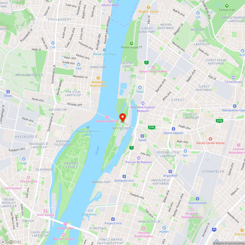 Szemét a Népszigeten bejelentés helye