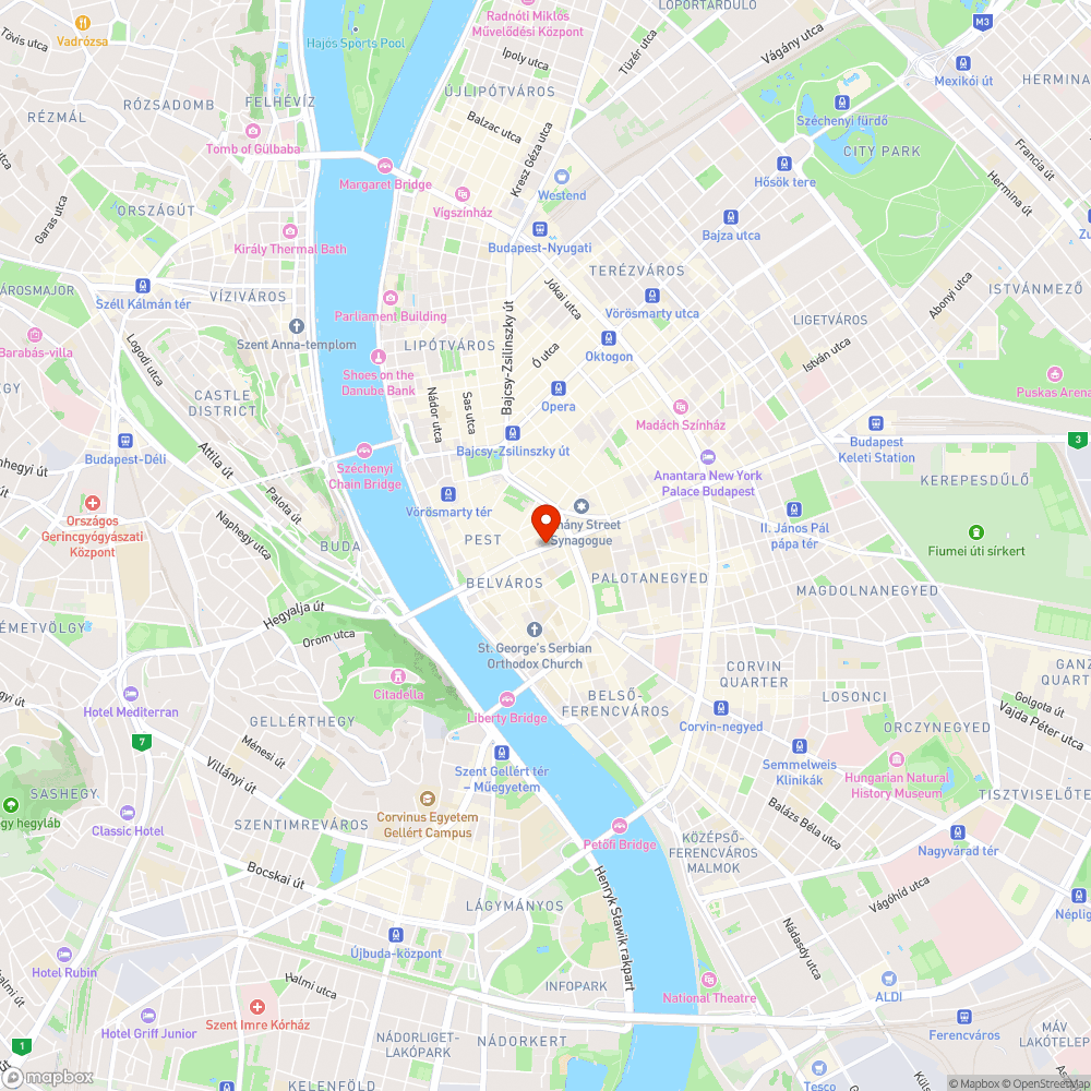 Kossuth Lajos utcai járda hiba bejelentés helye