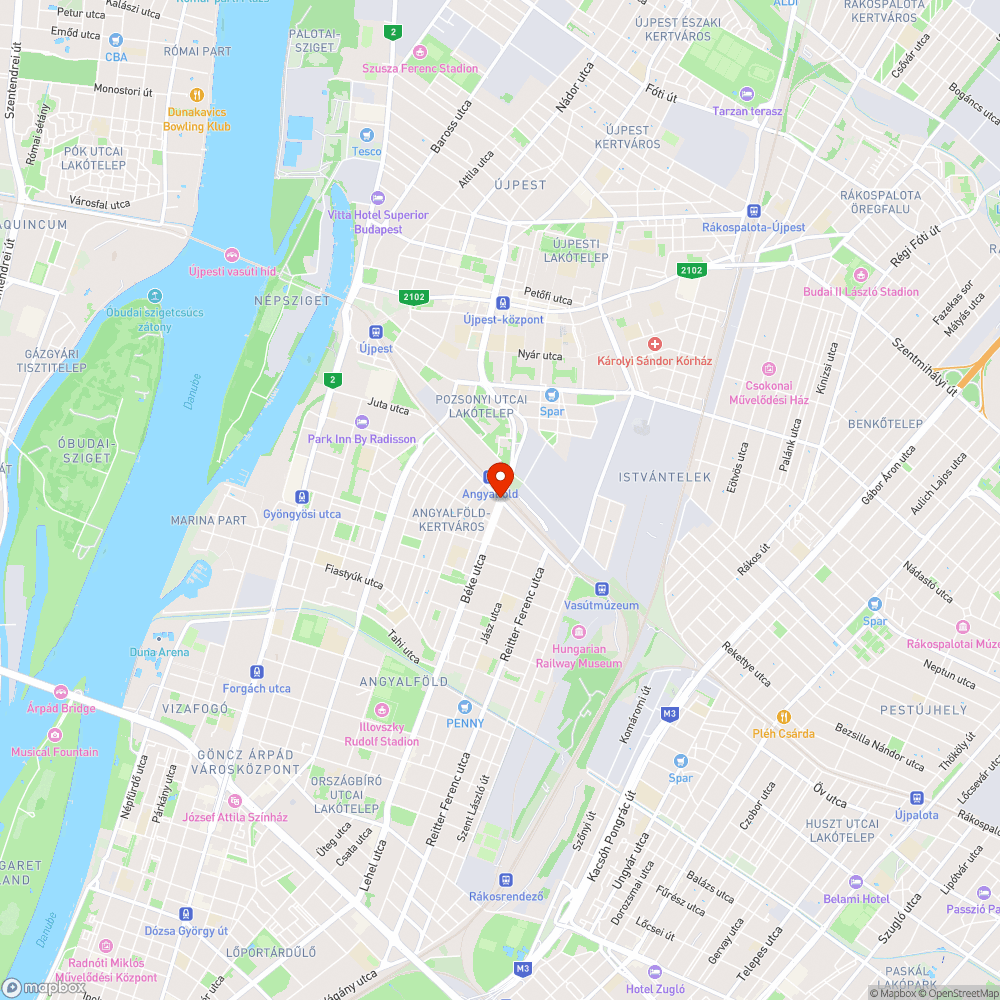 Kámfor utca vasúti betonkerítés bejelentés helye