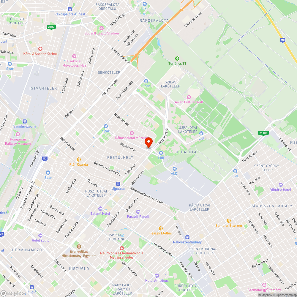 Felezővonal és terelővonalok hiánya bejelentés helye