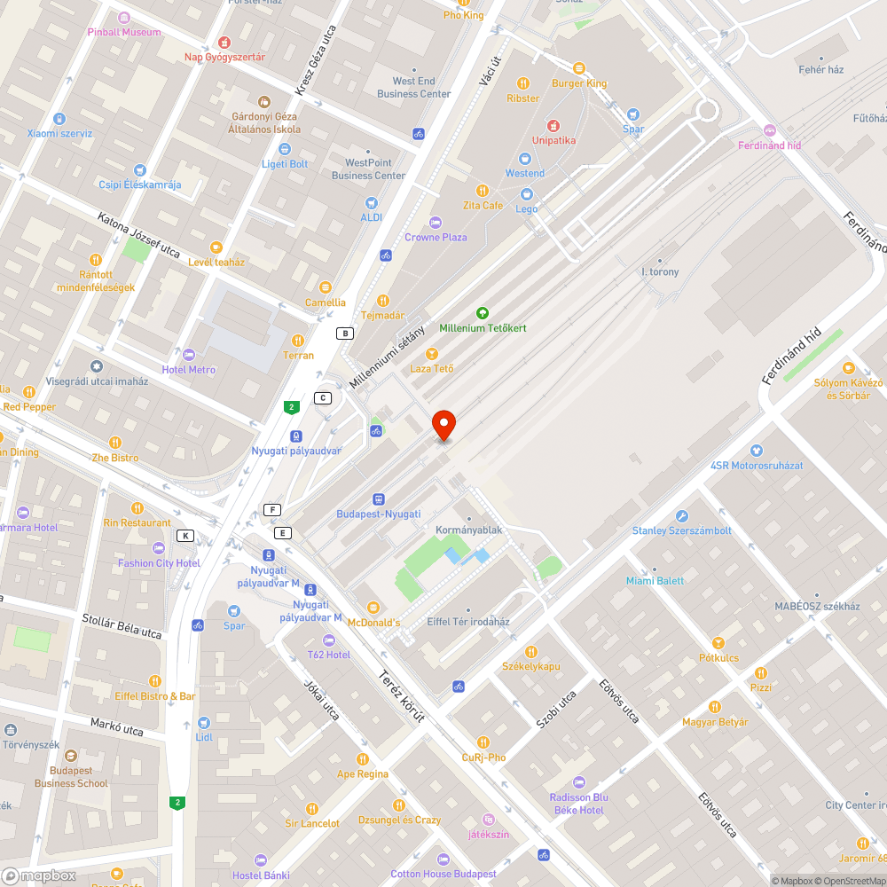 Aluljáró állapota bejelentés helye