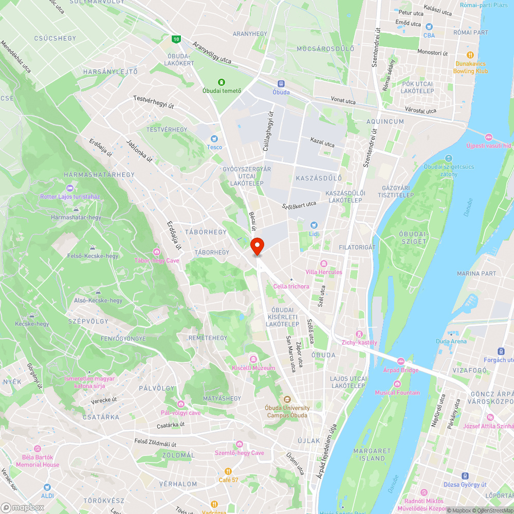 Új kátyú a Bécsi úton bejelentés helye