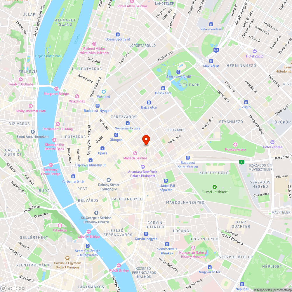 Vörösmarty utca útburkolati jelek bejelentés helye