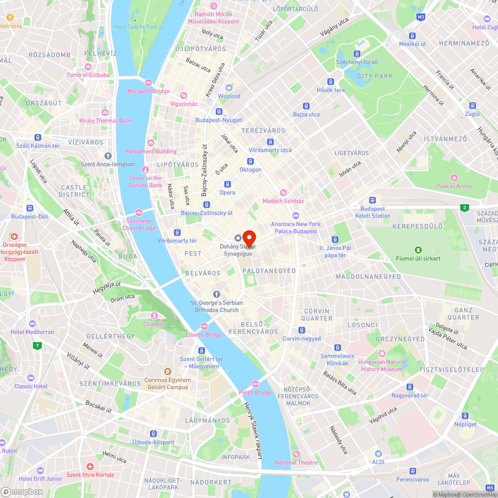 VIII. kerület, Rákóczi - Puskin sarok bejelentés helye