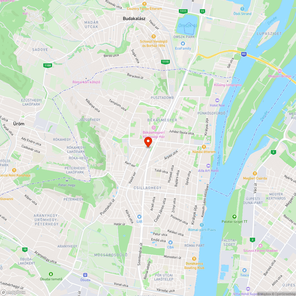 Félbehagyott útburkolati jel / Veszélyes útkanyarulat bejelentés helye