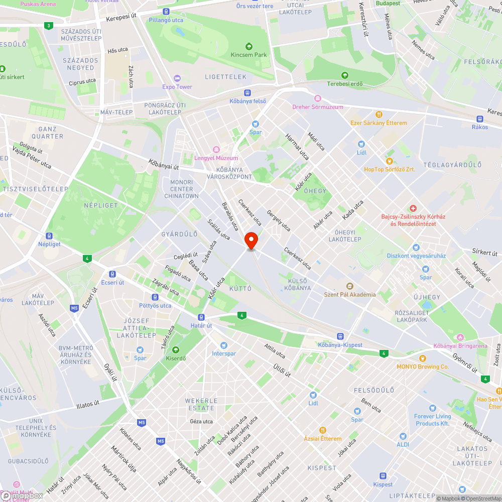 Szemere-telepi közlekedési lámpa bejelentés helye