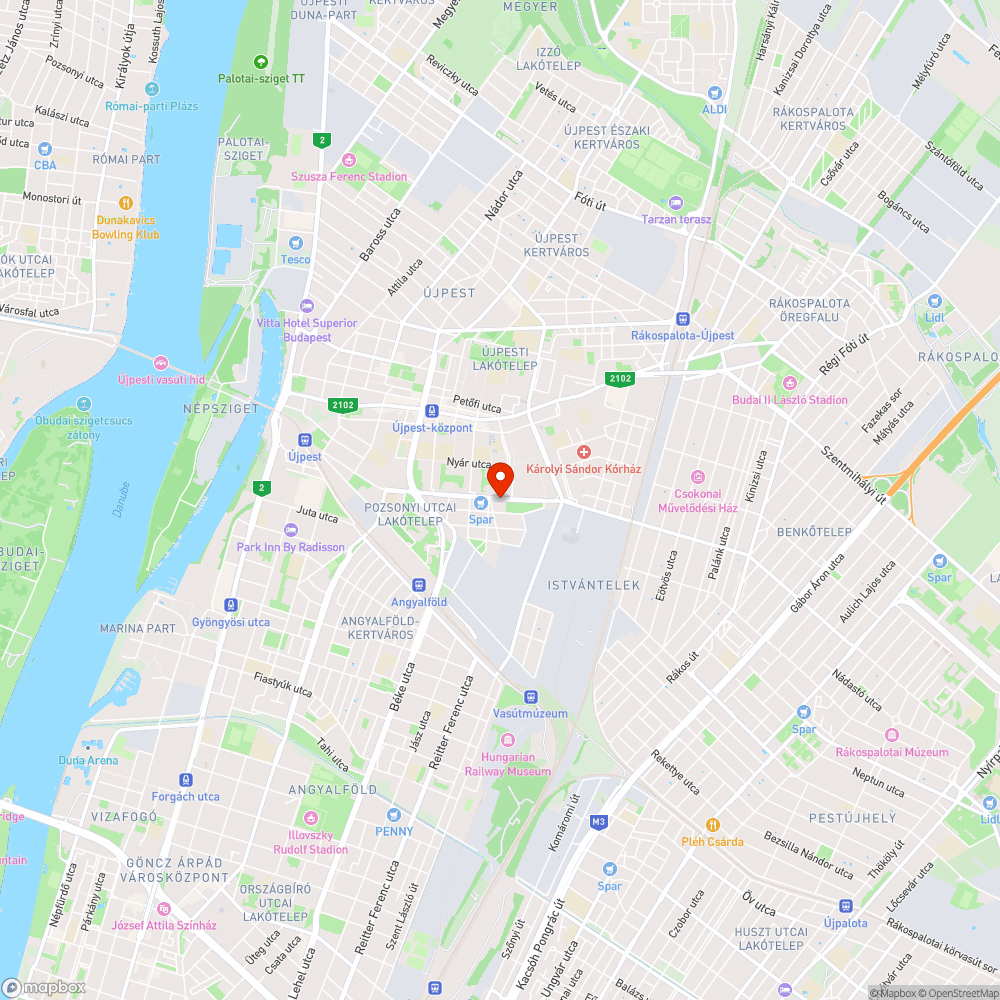 Gondozatlan járdaszakasz a Tél utcában bejelentés helye