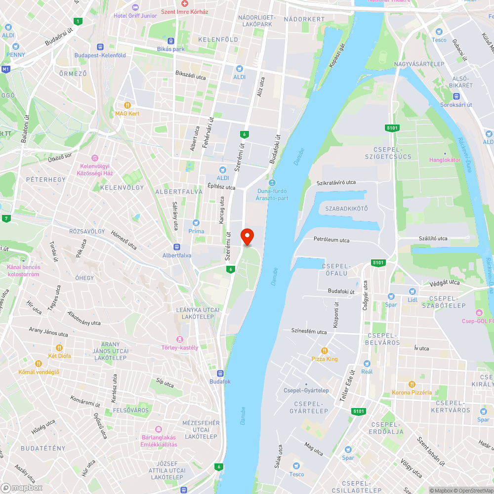 Kerékpárúthibák, Dr. Papp Elemér utca bejelentés helye