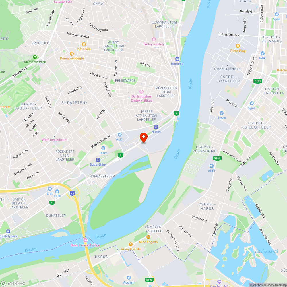 Gyár út vége bejelentés helye