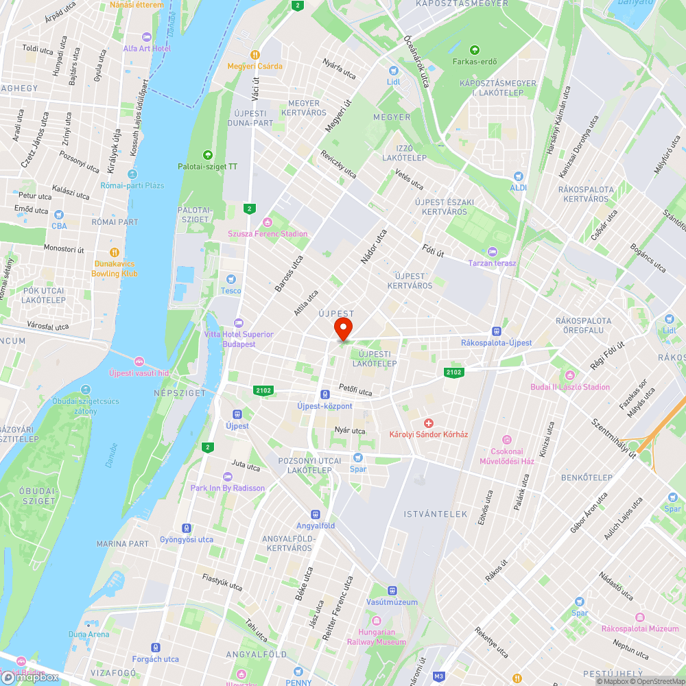 Illegális hulladéklerakó Újpesten bejelentés helye