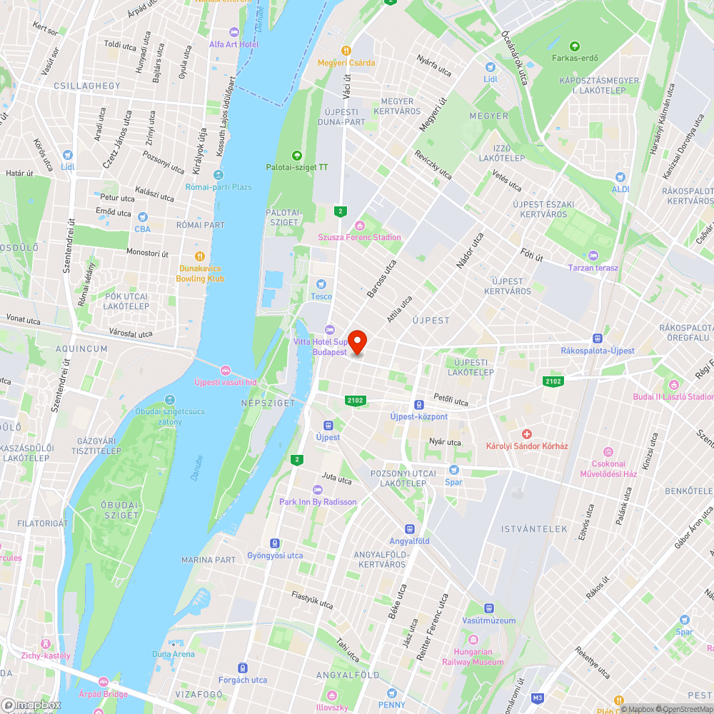 El nem szállított autó Újpesten bejelentés helye