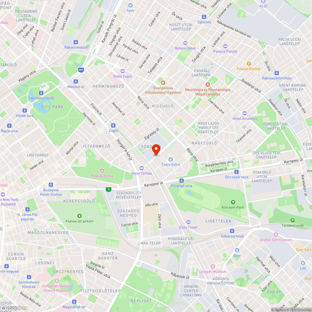 Lekopott jelzések a bringaúton bejelentés helye