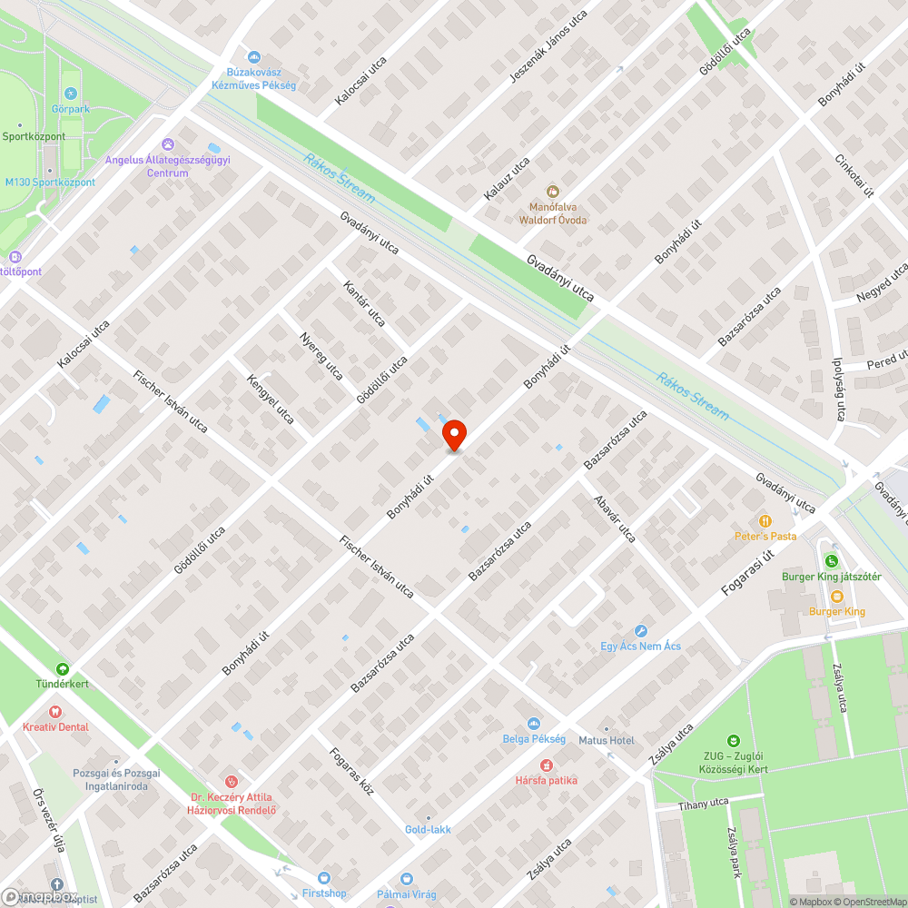 Elhagyott, kiégett gépkocsi bejelentés helye