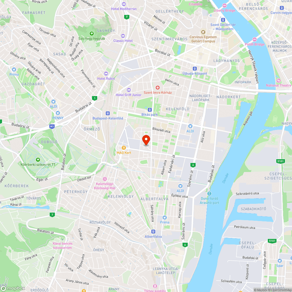 Rozsnyó tér - hiányos közvilágítás bejelentés helye