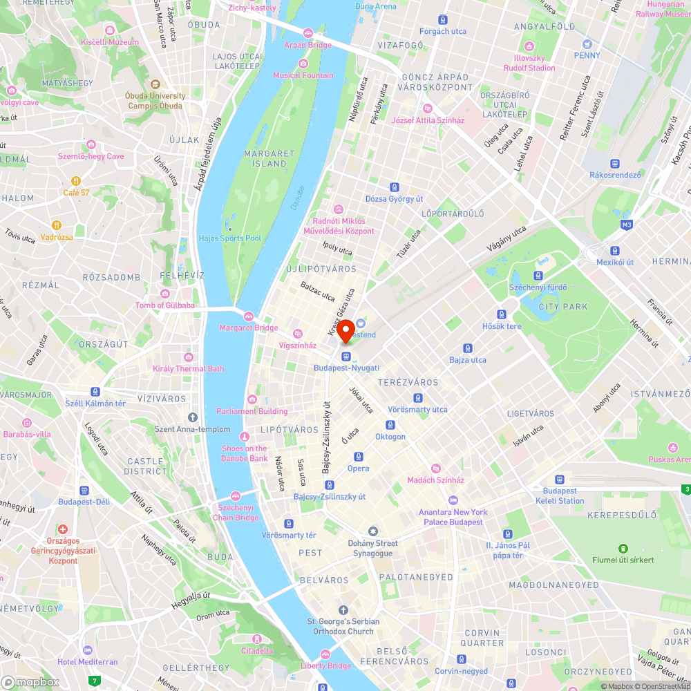 Rongálás a Nyugati pu. vasútállomáson bejelentés helye