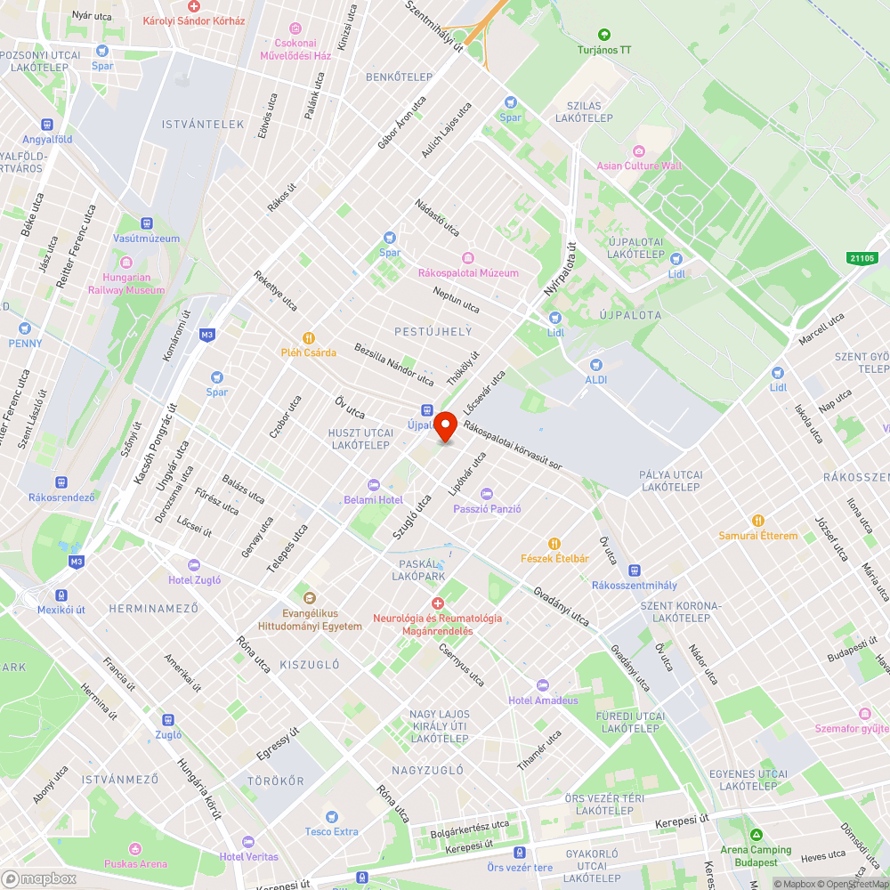 Tilosban parkolás #2 bejelentés helye