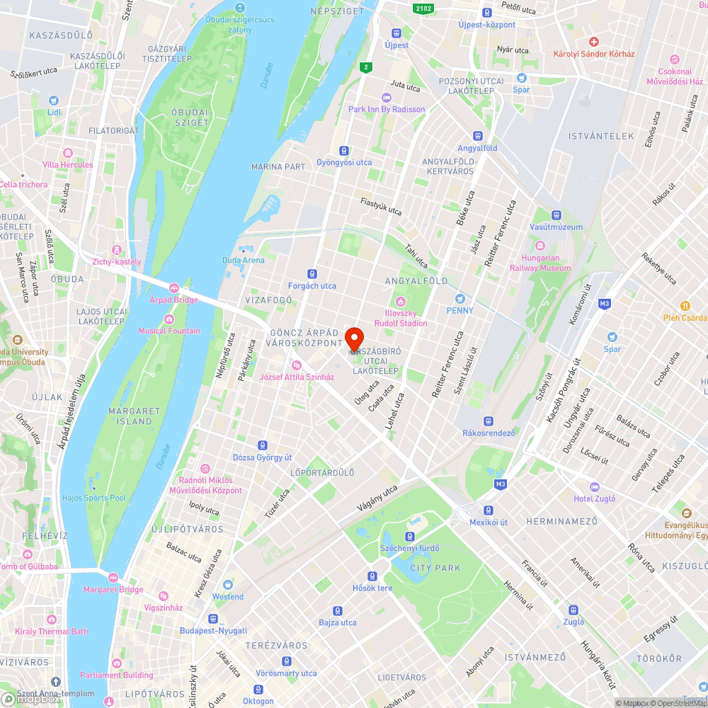 Szemét a Röppentyű köz parkolójában bejelentés helye