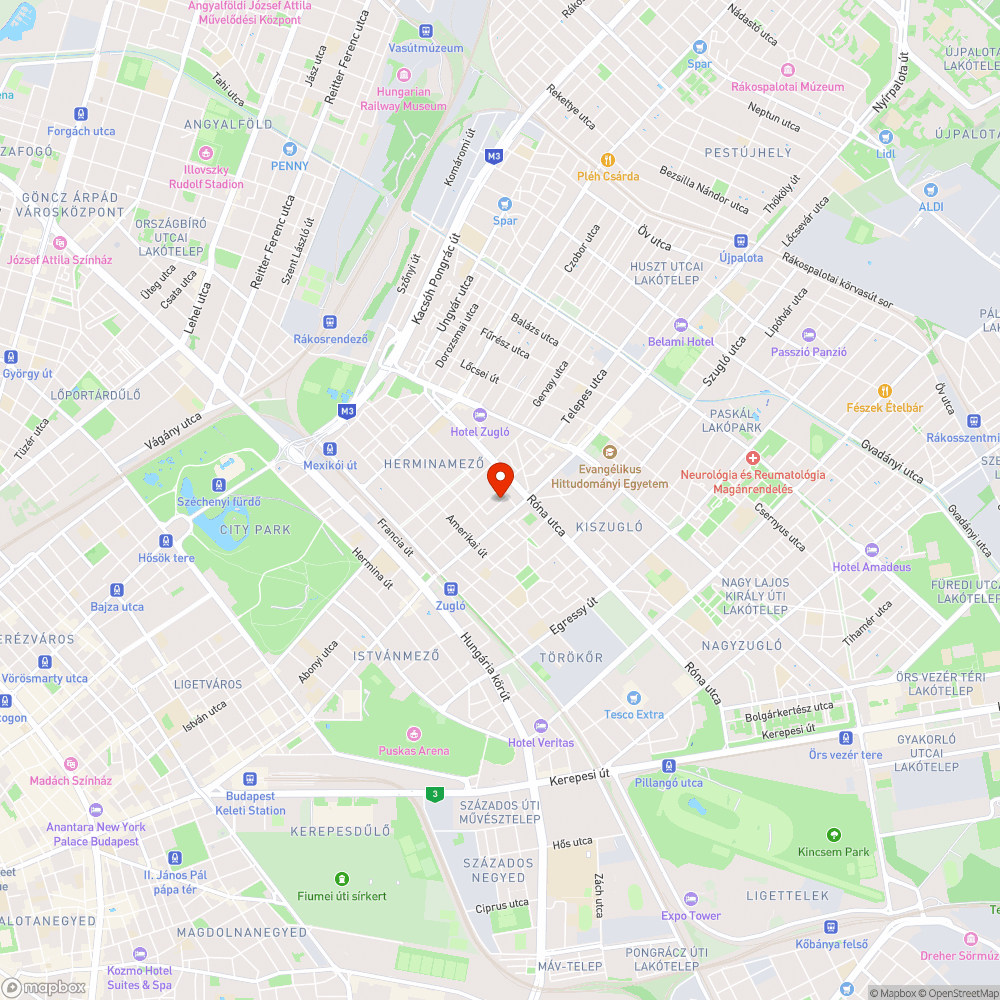 Csantavér köz 12.sz. bejelentés helye