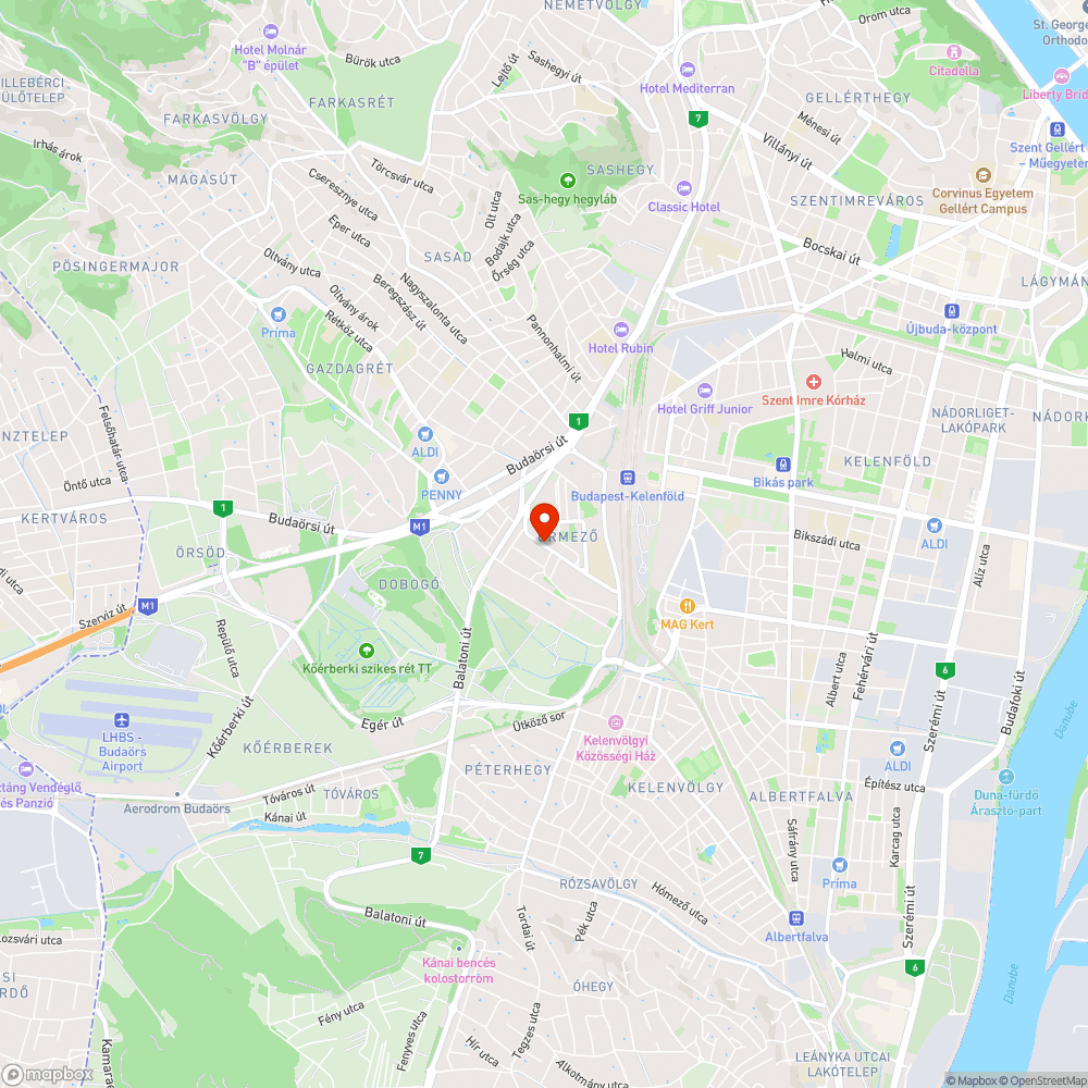 Neszmélyi úton létesített új buszmegálló problémája. bejelentés helye